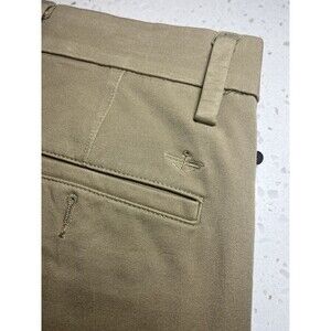 Mens Dockers Khaki Slim Tapered Leg Stretch Cotton Pants Size 34x32